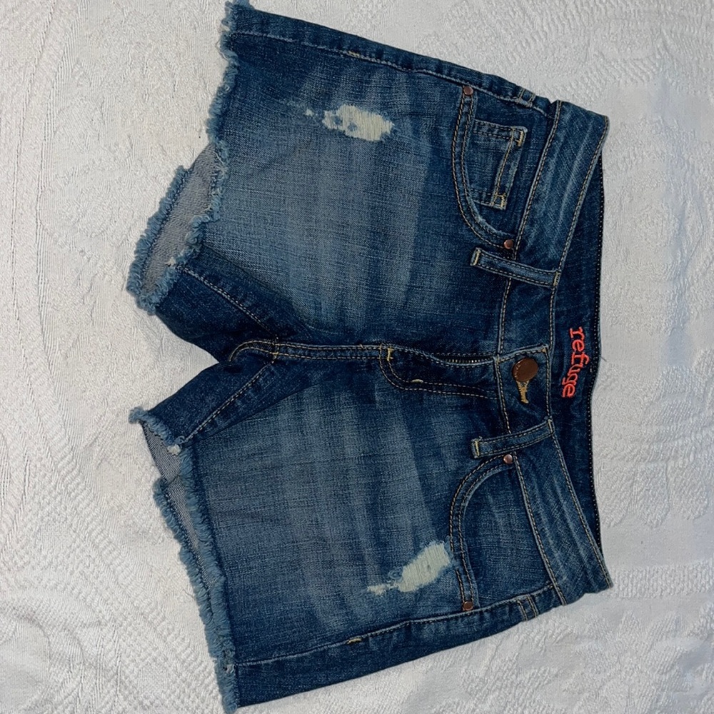 Refuge ripped vintage jean shorts